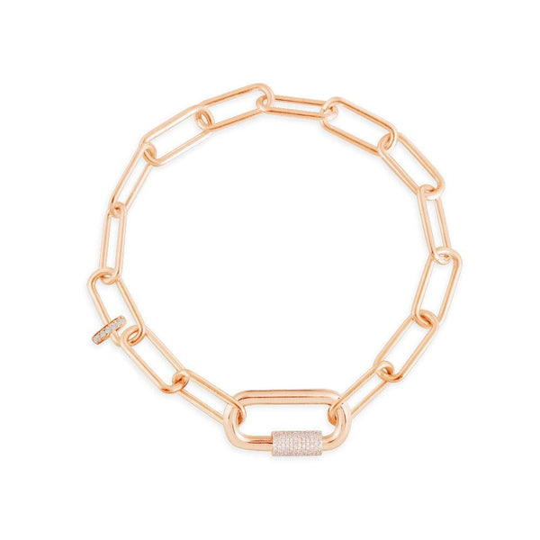 Chain Bracelet With Sliding Ring