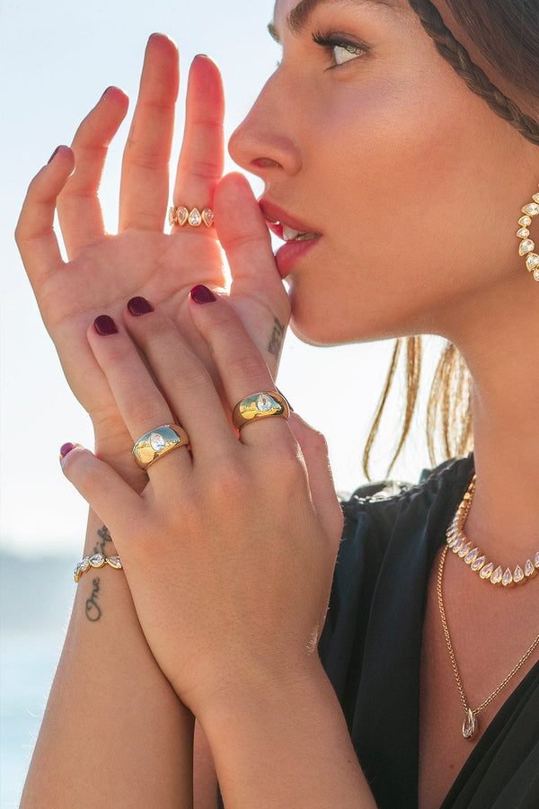 Chunky Drop Ring