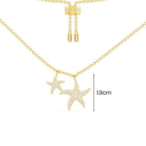 Starfish Adjustable Necklace
