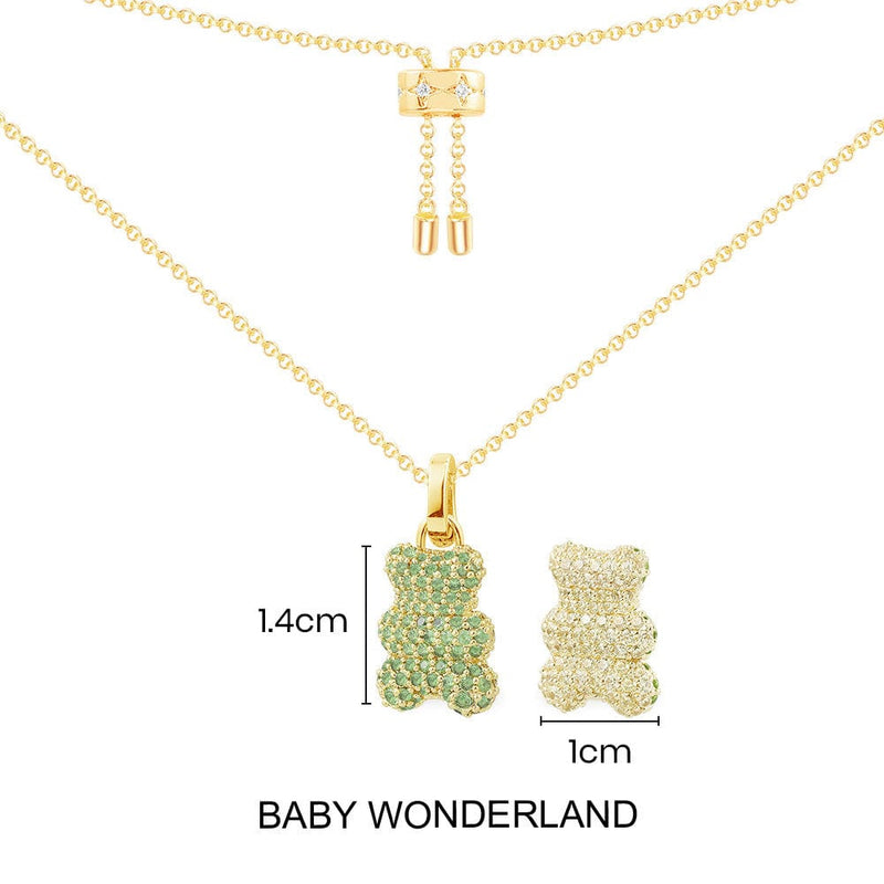 Baby Wonderland Yummy Bear （可挂扣）可调节项链