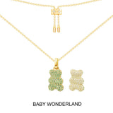 Baby Wonderland Yummy Bear （可挂扣）可调节项链