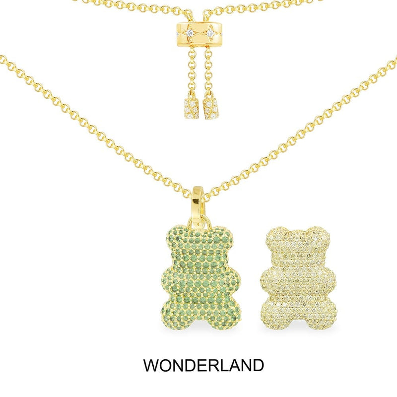 Wonderland Yummy Bear (CLIPPABLE) Adjustable Necklace