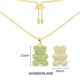 Wonderland Yummy Bear (CLIPPABLE) Adjustable Necklace