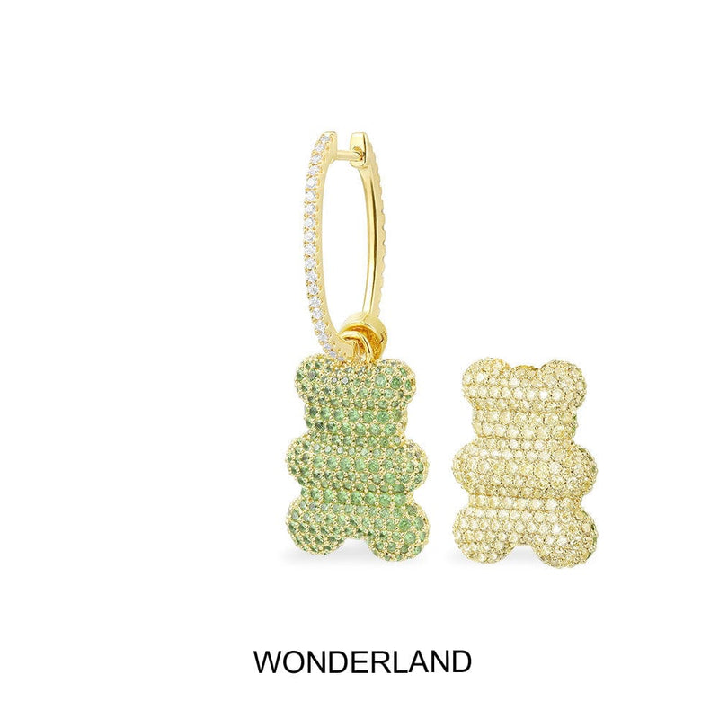 Single Wonderland Yummy Bear Hoop Earring APM Monaco APM Monaco UK