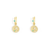 Embellished Météorites Hoop Earrings