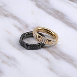Black Geometric Ring