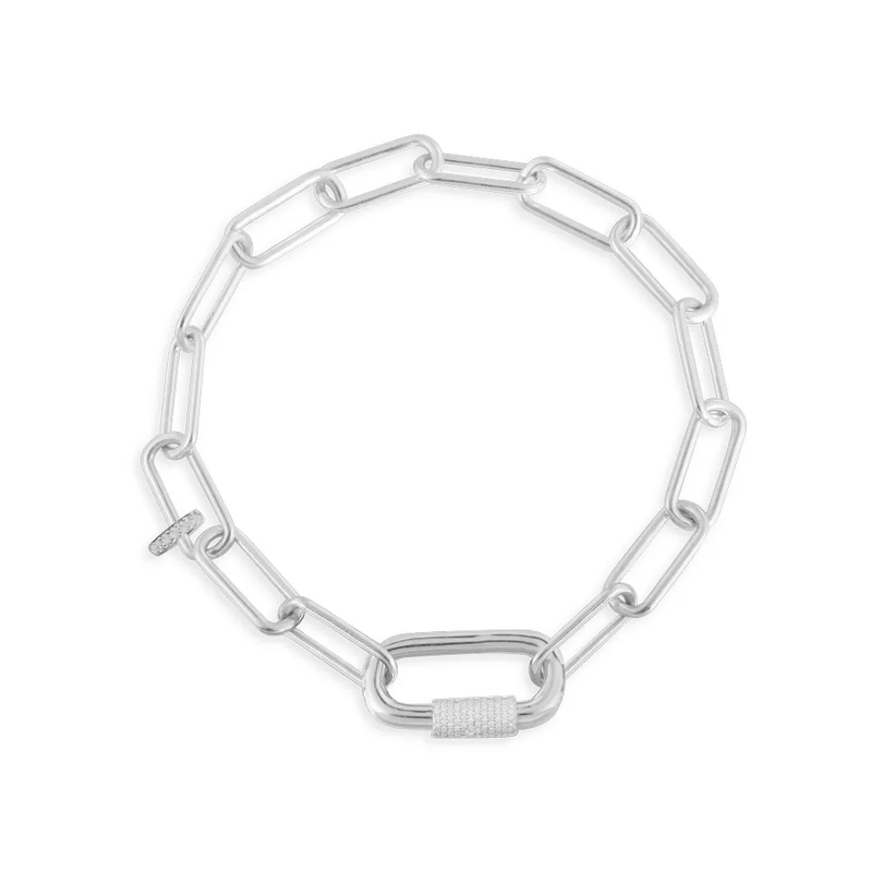 Chain Bracelet With Sliding Ring