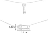 Safety Pin Adjustable Necklace