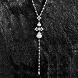 Drop Cross Adjustable Necklace